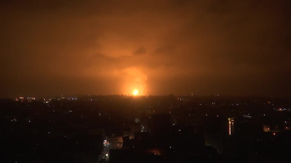 Video: Israel beschießt Ziele der Hamas