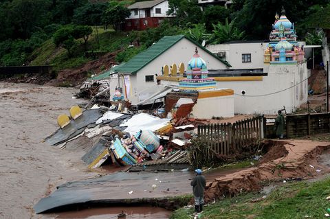 Überschwemmungen in Südafrika