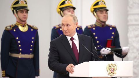 Wladimir Putin auf einer Veranstaltung im Kreml