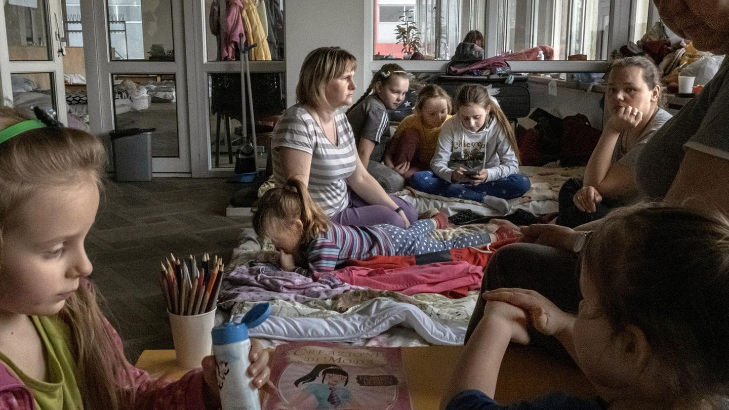 Geflüchtete aus Mariupol