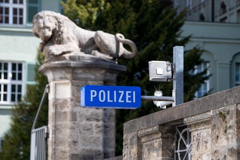 Das Polizeipräsidium in der Innenstadt