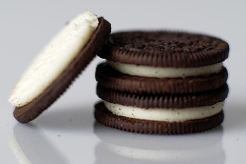 Oreo-Kekse lassen sich nicht gleichmäßig teilen