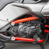 Der 115-PS-Motor des CanAm Spyder F3 komt vom österreichischen Motorenbauer Rotax