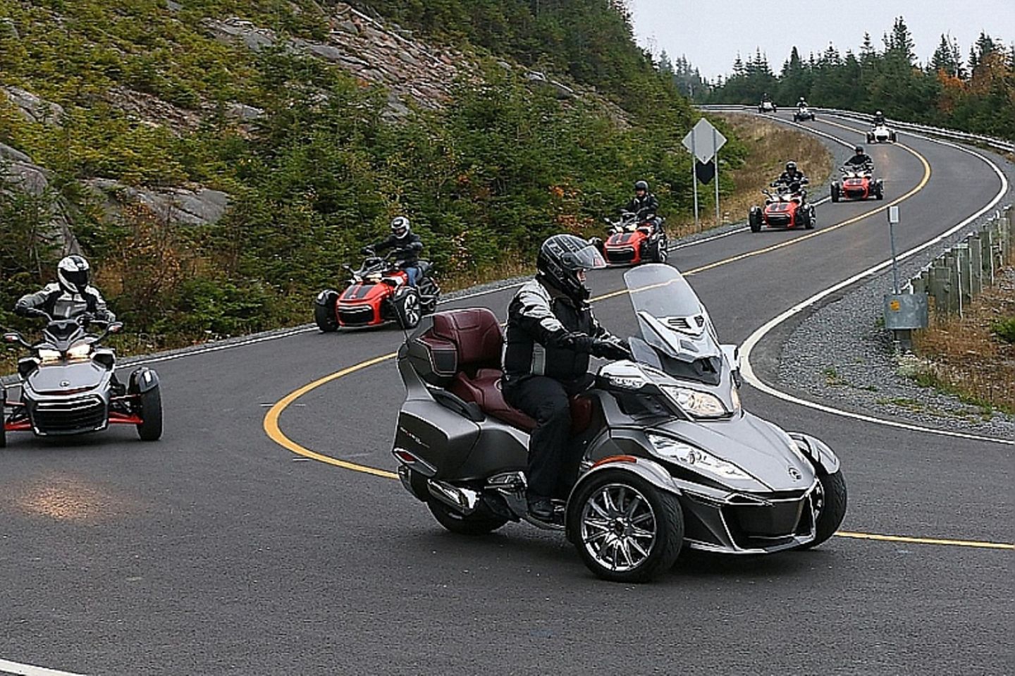 Ausfahrt mit dem CanAm Spyder F3