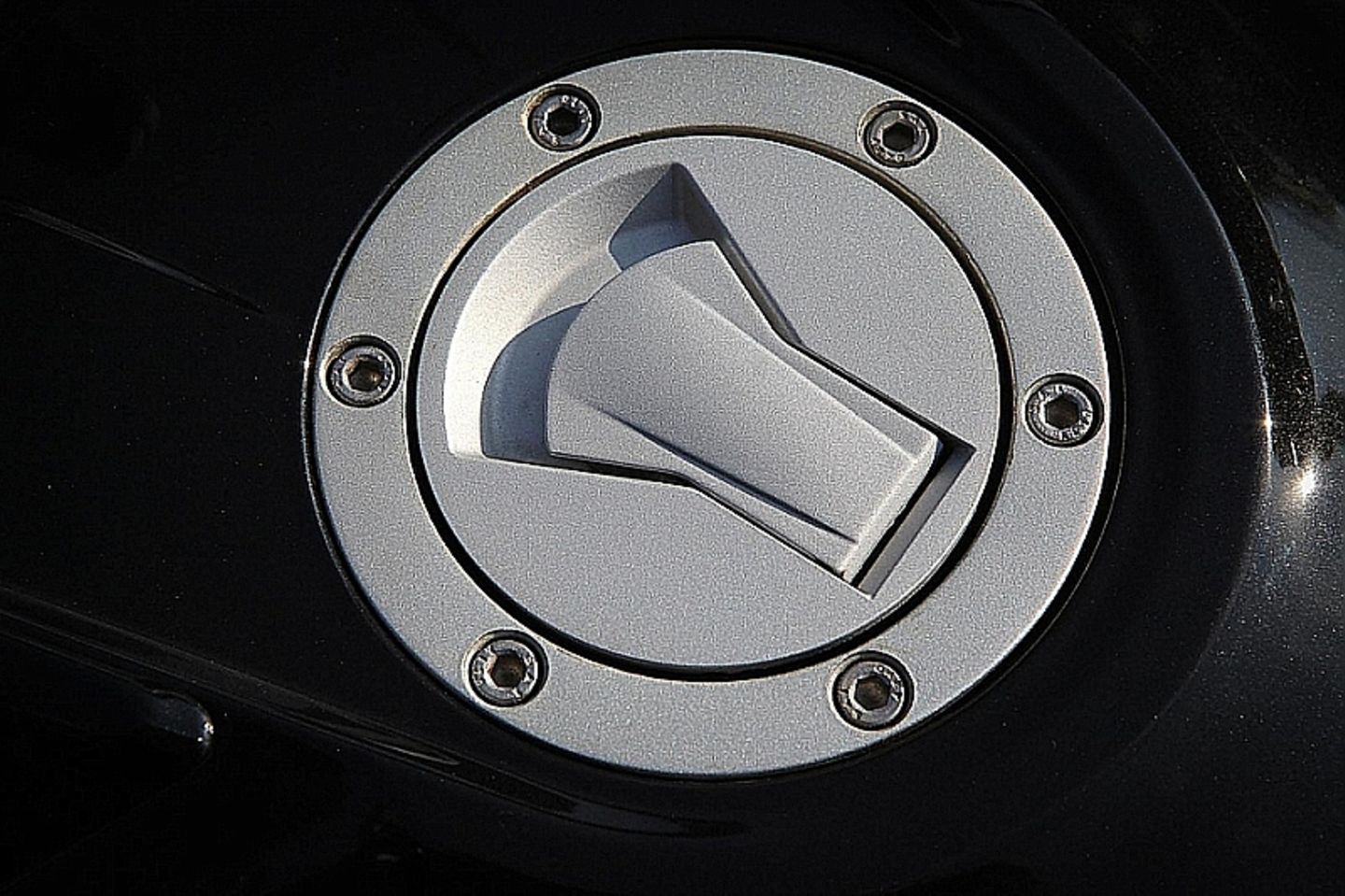 Der Tankdeckel des CanAm Spyder F3