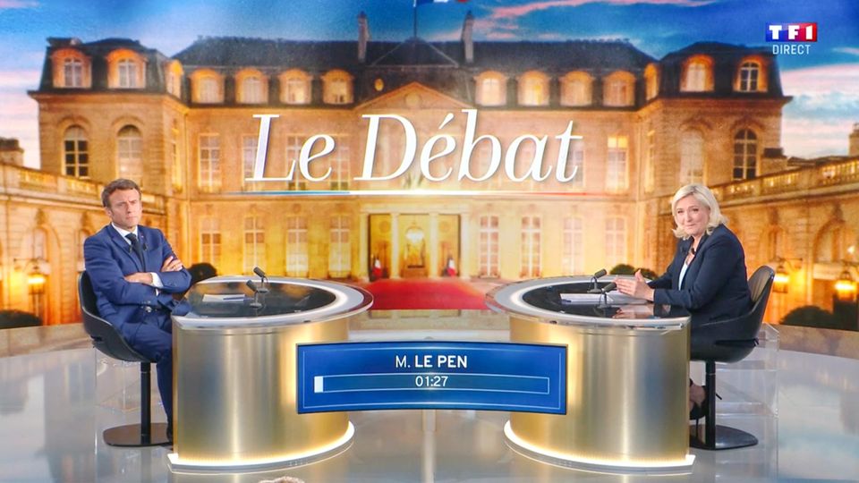 Frankreich-Wahl Macron Le Pen