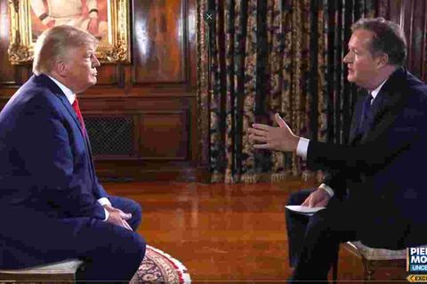 Donald Trump und Piers Morgan