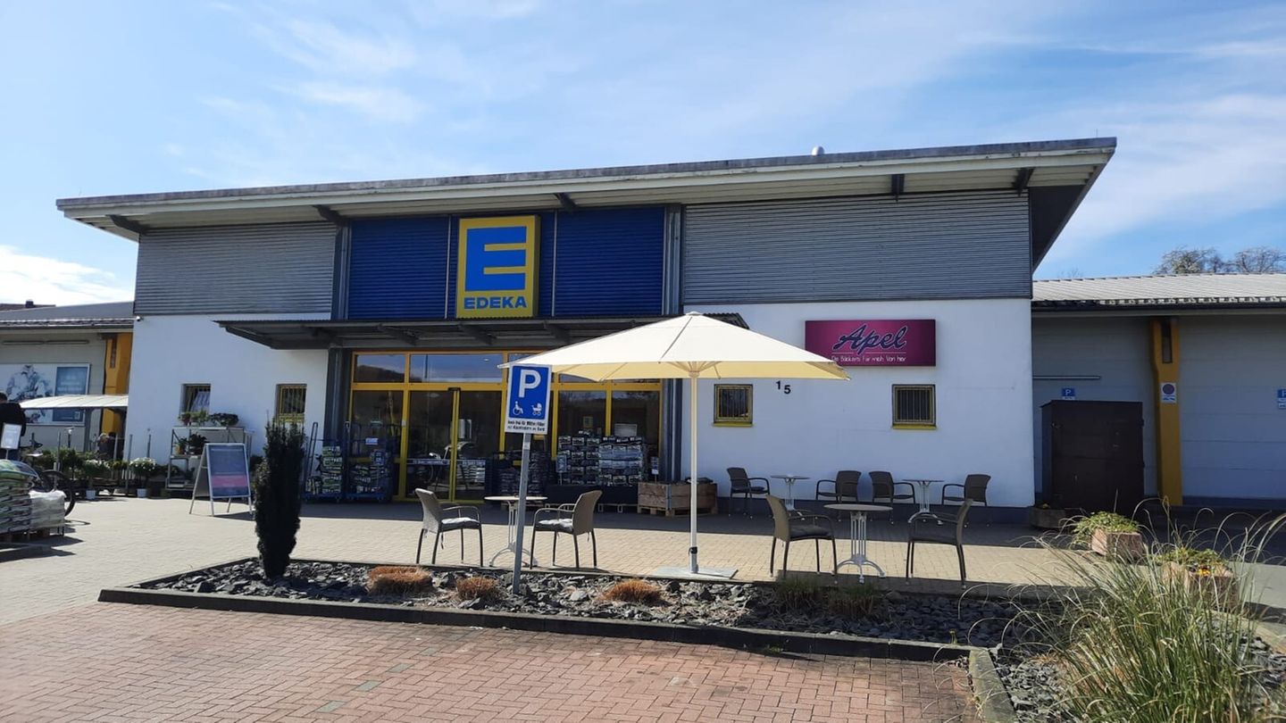Der nordhessische Edeka-Markt in Trendelburg - hier wird Sonnenblumenöl boykottiert.