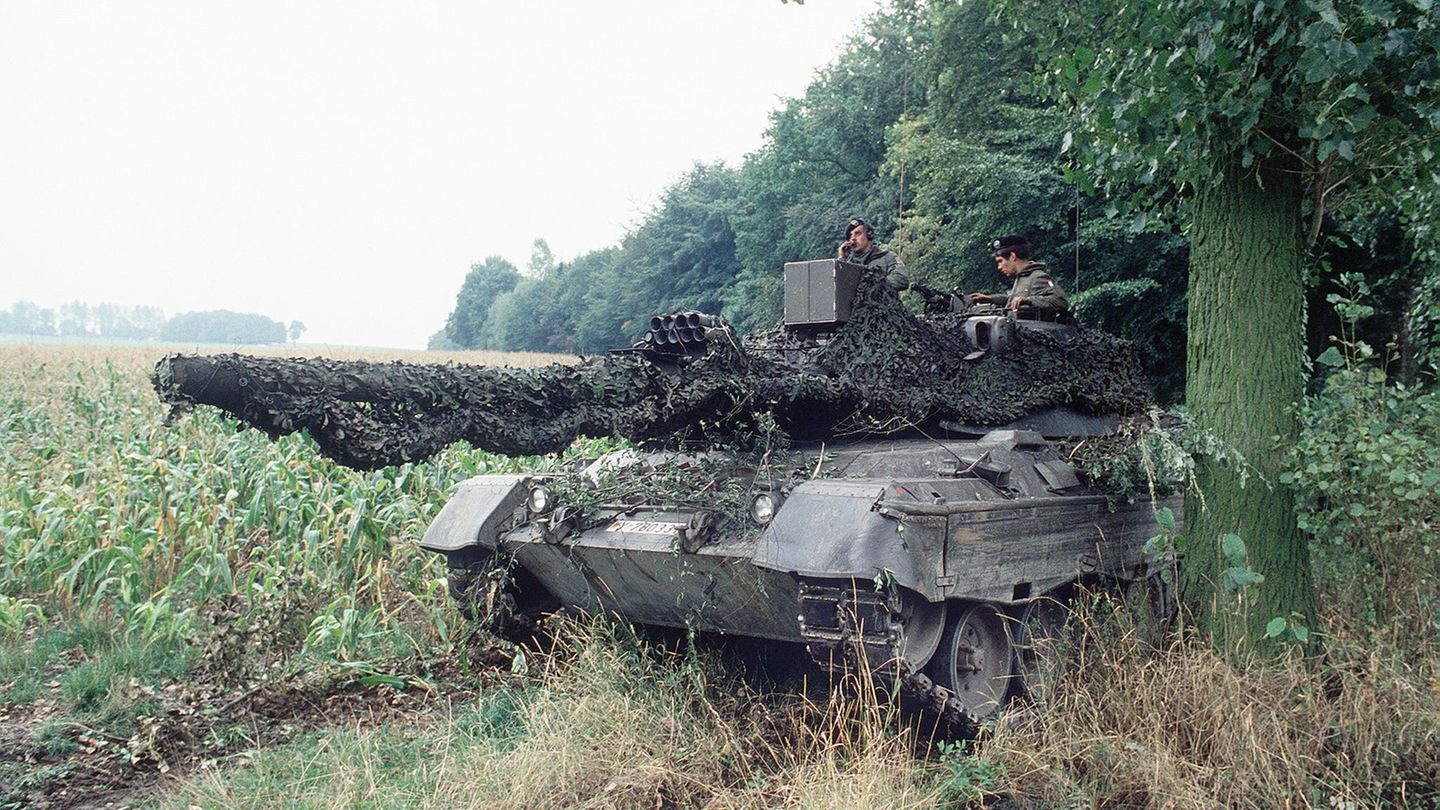 Leopard 1 auf der Übung Reforger 1983