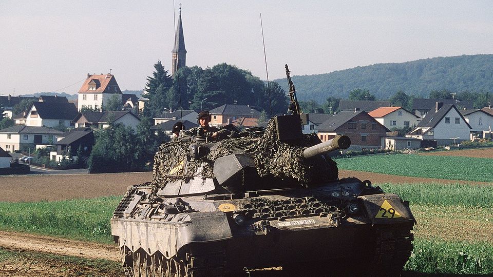 Leopard 1 der Bundeswehr während des Kalten Krieges.