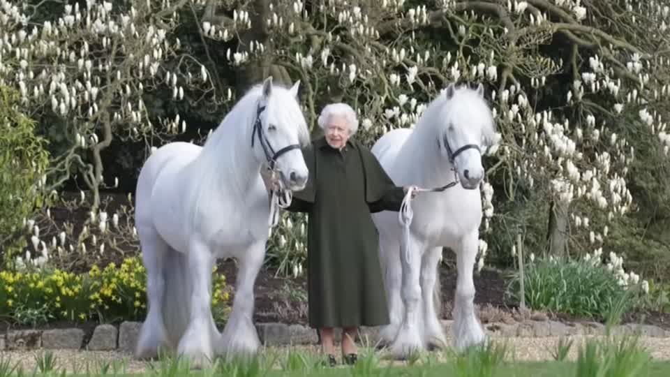 Video: Zum Geburtstag: Queen zeigt sich mit ihren Ponys Video: Zum Geburtstag: Queen zeigt sich mit ihren Ponys