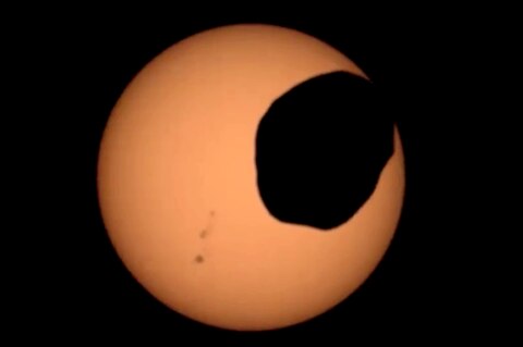 Weltall: Nasa-Rover nimmt Sonnenfinsternis vom Mars auf