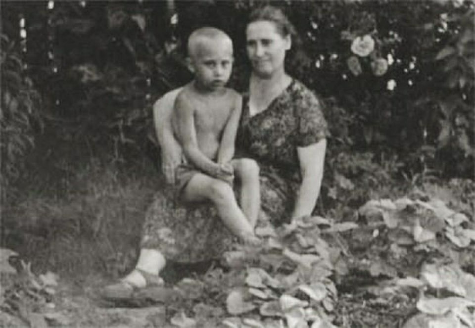 Vladimir Putin at the age of 5 in 1958