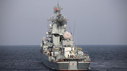 Das russische Kriegsschiff "Moskwa" ist gesunken