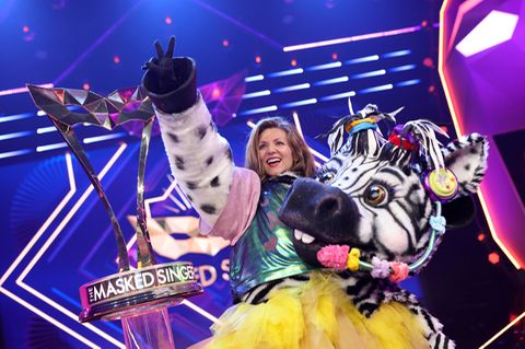 Ella Endlich triumphierte als Zebra bei "The Masked Singer" 