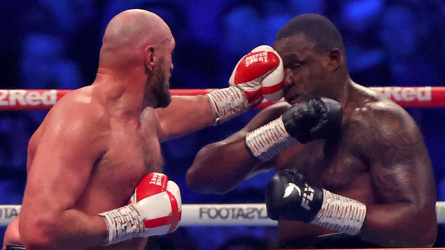 Tyson Fury: How he knocked out Dillian Whyte – pictures of the fight