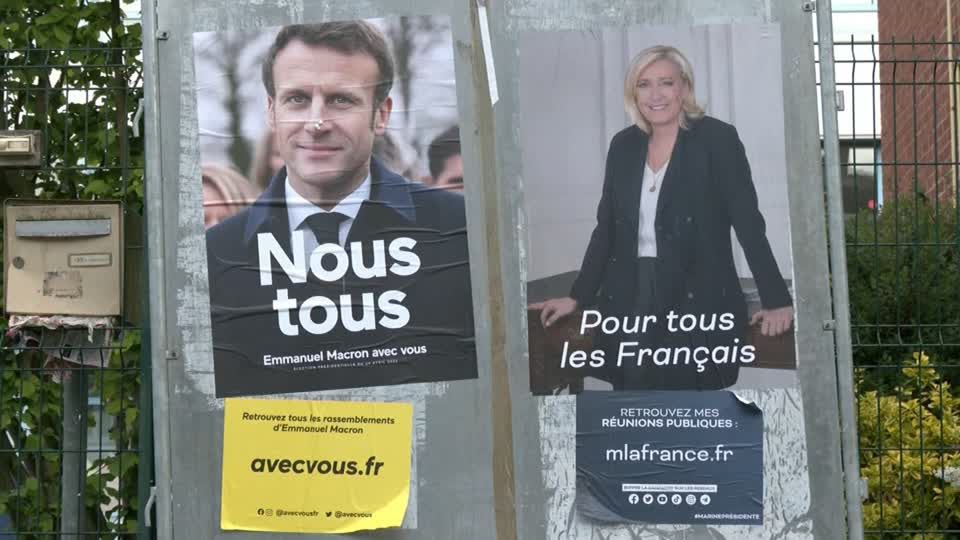 Video: Stichwahl in Frankreich - Macron kämpft gegen Le Pen um zweite Amtszeit Video: Stichwahl in Frankreich - Macron kämpft gegen Le Pen um zweite Amtszeit