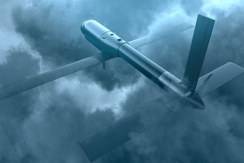 Rendering der Switchblade-Drohne.