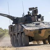 Auch mit der 30 Millimeter Maschinenkanone kann der Boxer noch Infanteristen aufnehmen.