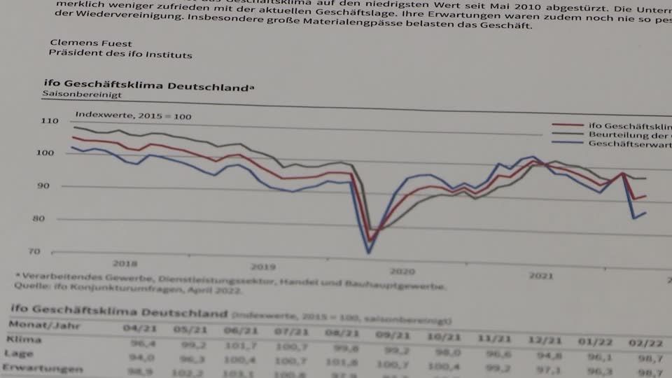 Video: Wirtschaft steckt Ukraine-Schock weg - aber Sorgen bleiben