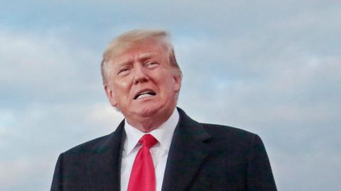 Donald Trump bei seiner Rede in Ohio.