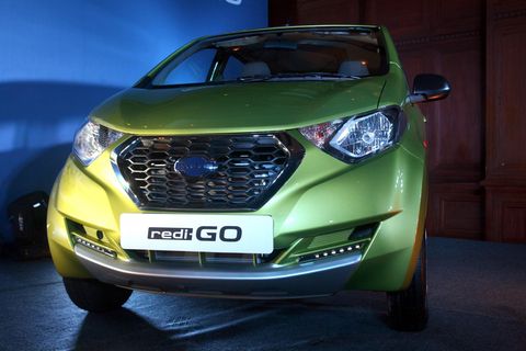 Datsun Automodell redi-GO in Frontansicht