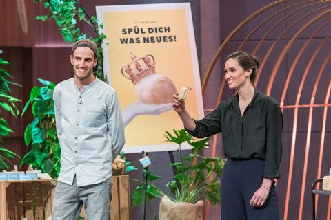"Le Gurque"-Macher Leonie Eißele und Niklas Heinzerling in der "Höhle der Löwen"