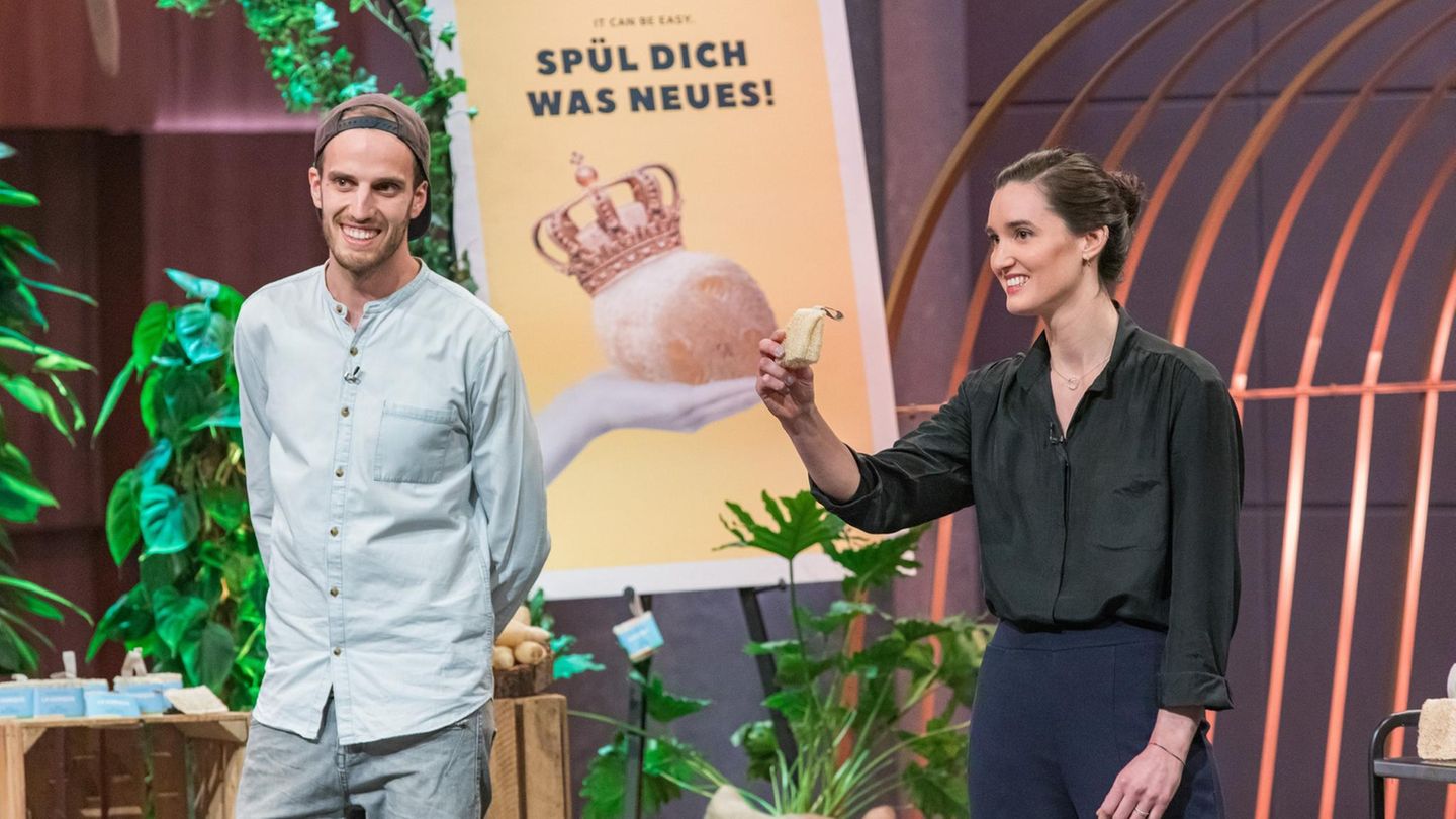 "Le Gurque"-Macher Leonie Eißele und Niklas Heinzerling in der "Höhle der Löwen"
