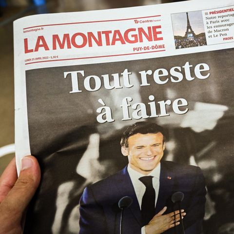 "Alles muss noch getan werden" - Zeitung am Tag nach der Wahl von Emmanuel Macron