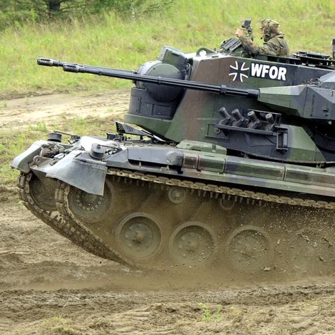 Flugabwehrpanzer des Typs Gepard