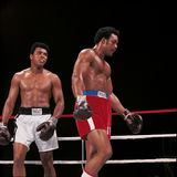 Muhammad Ali und Ali Foreman bei dem größten Boxkampf der Geschichte