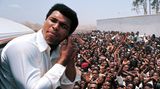 Muhammad Ali kurz vor dem Boxkampf