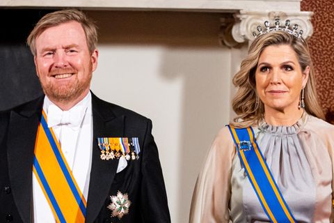 König Willem-Alexander und Frau Maxima beim Staatsbesuch des indischen Präsidenten