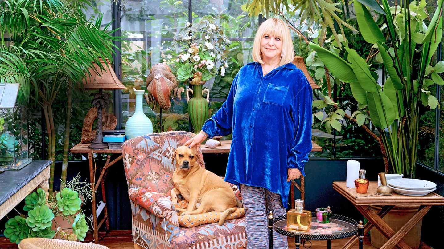 Patricia Riekel in Ihrem Haus in München Patricia Riekel in Ihrem Haus in München