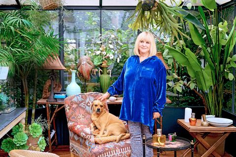 Patricia Riekel in Ihrem Haus in München