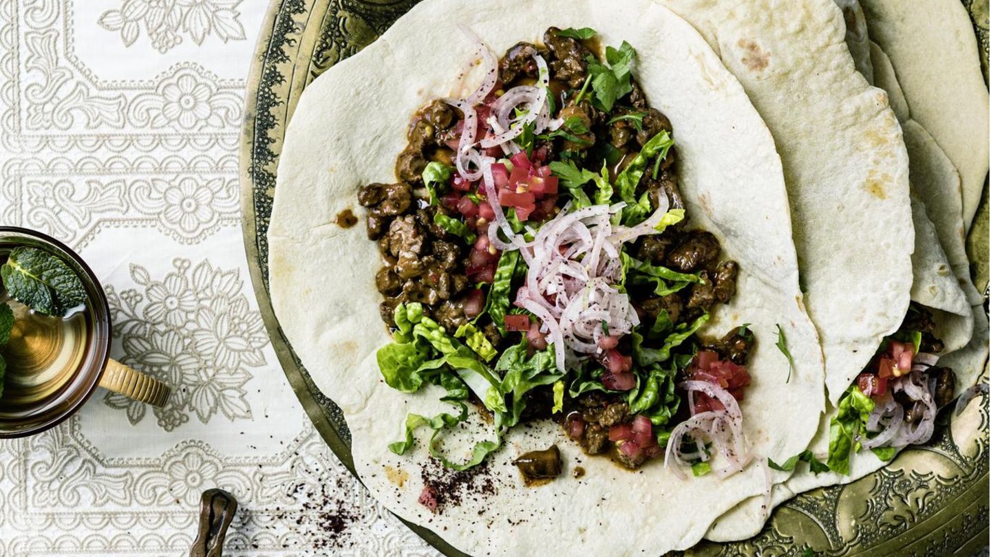 Rezept für einen Tantuni-Wrap