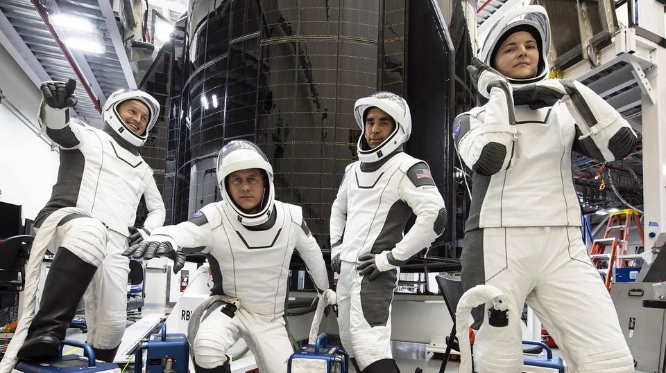 Astronauts of the SpaceX crew