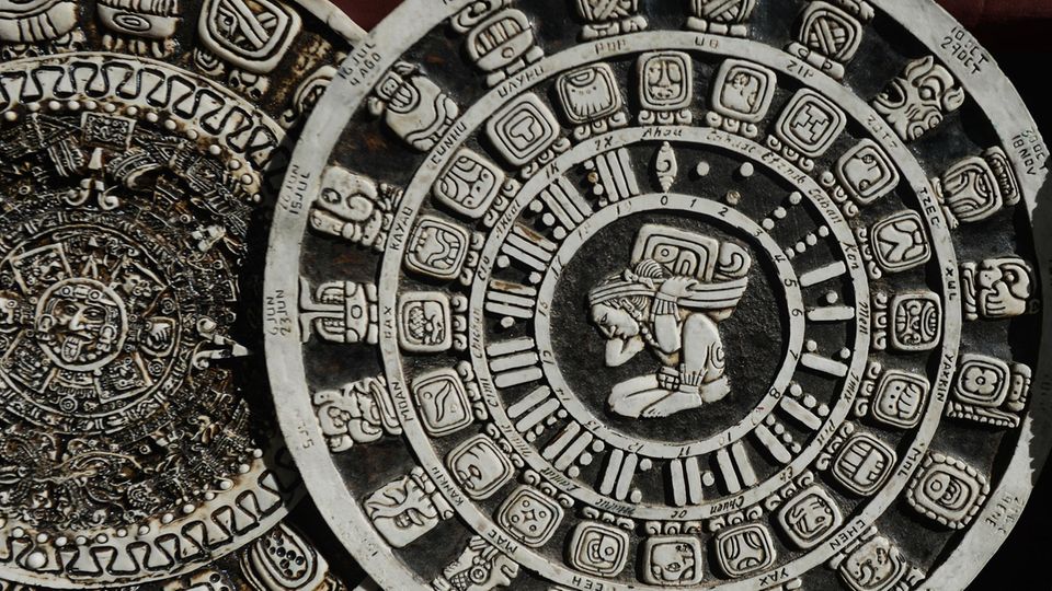 Nachbildung des Maya-Kalender als Souvenir