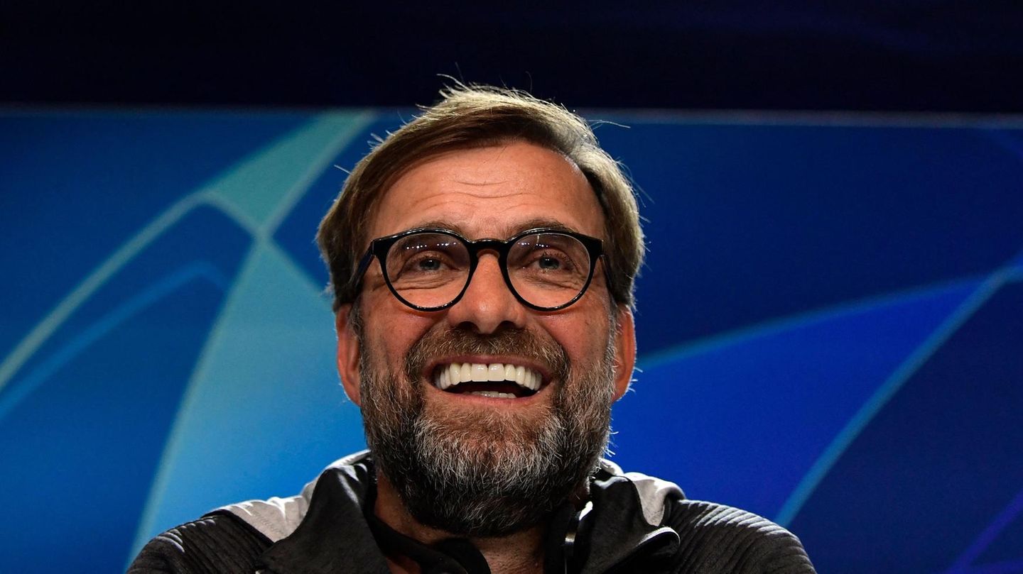 Jürgen Klopp vor zwei Jahren auf einer Pressekonferenz in Madrid