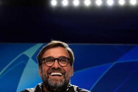Jürgen Klopp vor zwei Jahren auf einer Pressekonferenz in Madrid