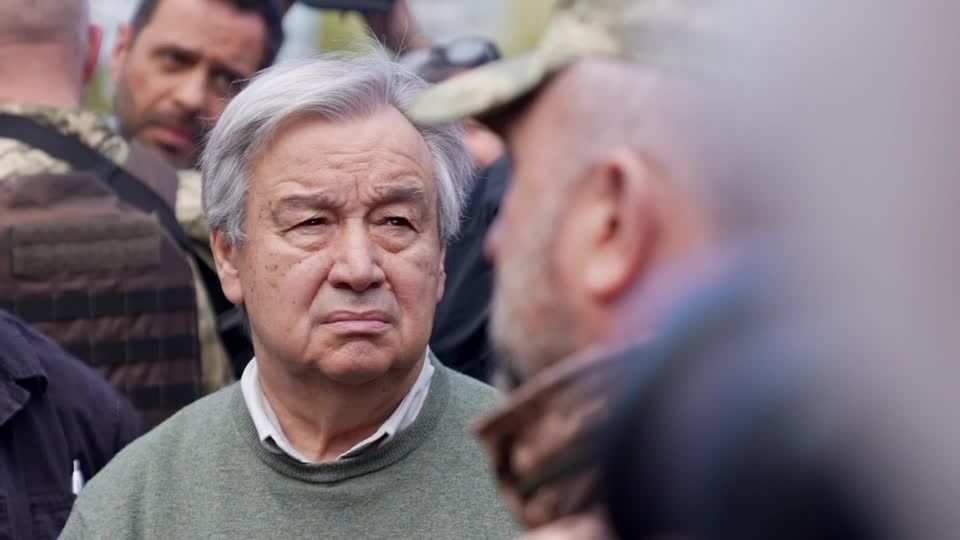 Video: U.N.-Generalsekretär besucht Ukraine Video: U.N.-Generalsekretär besucht Ukraine