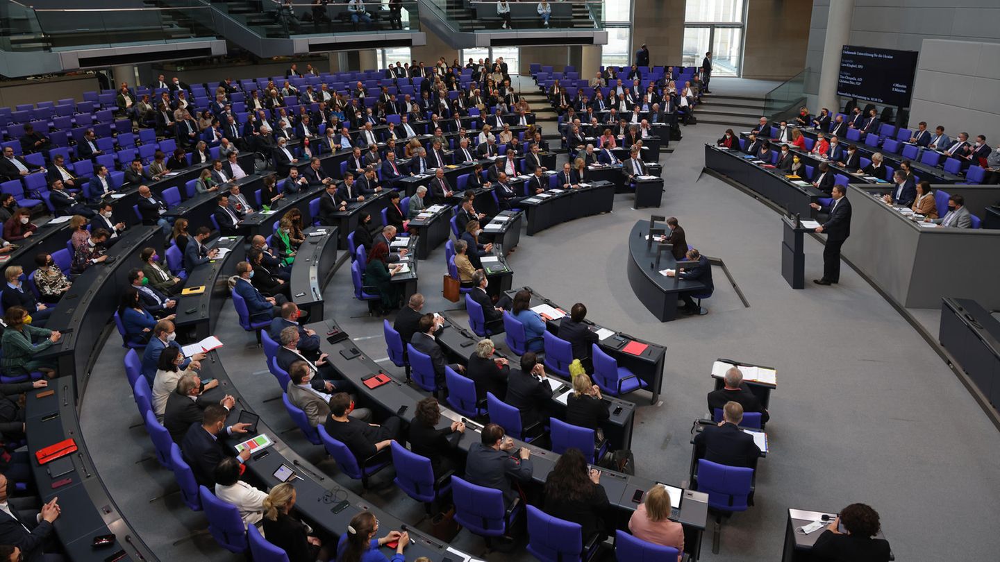 Plenarsaal des Deutschen Bundestages