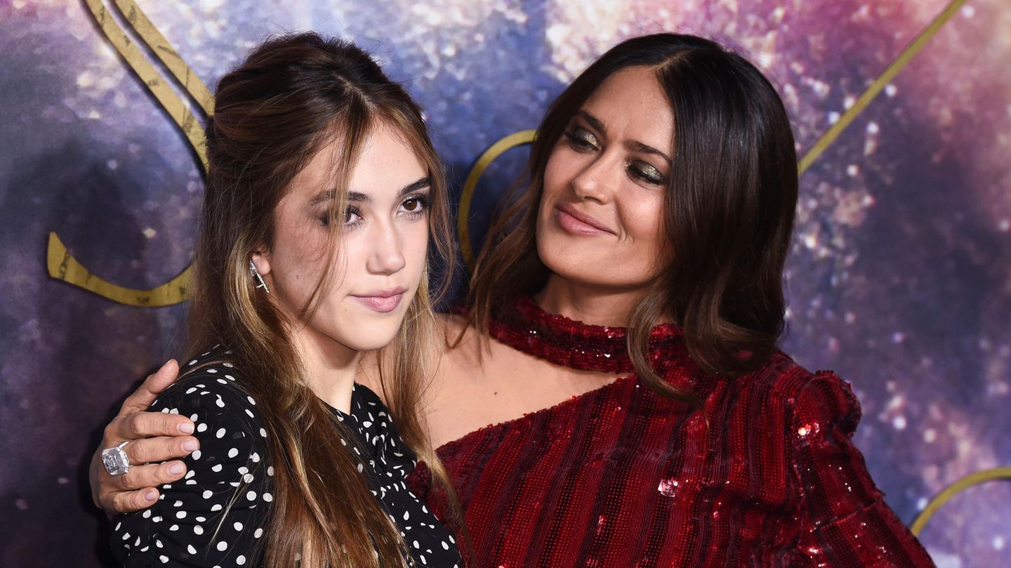 Salma Hayek (r.) und ihre Tochter Valentina