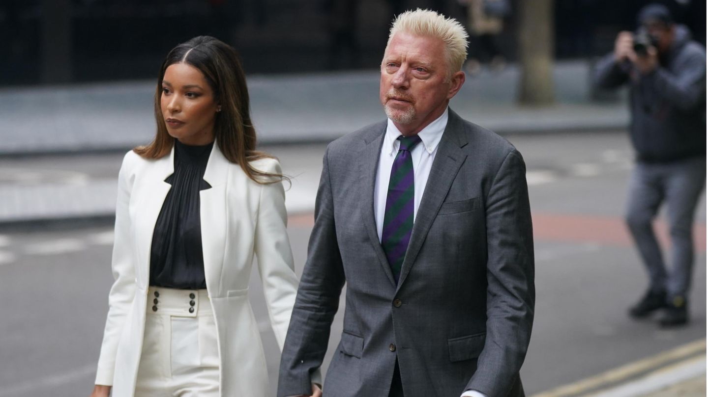 To announce the sentence: Boris Becker arrives in court