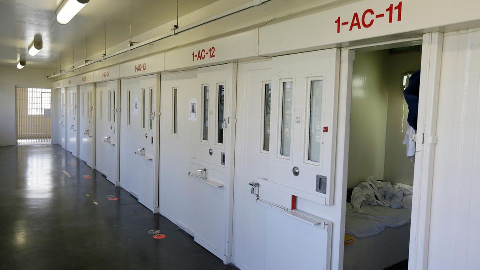 Todestrakt Todesstrafe USA Zellen im Todestrakt in einem Gefängnis in Kalifornien
