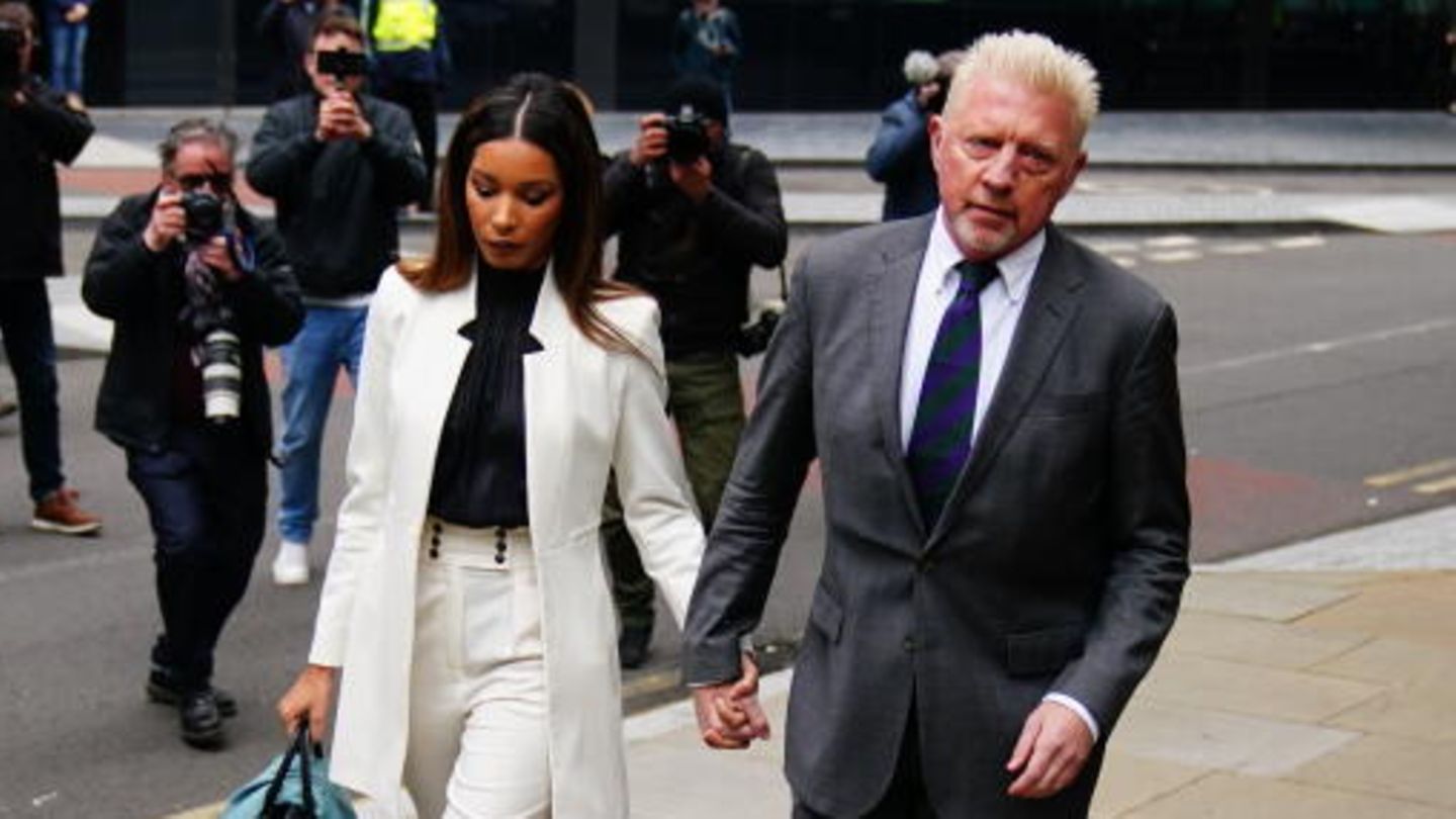 Boris Becker mit seiner Lebensgefährtin kommt zu Urteilsverkündung an 