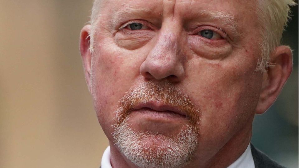 Boris Becker on the day of the verdict in London