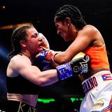 Serrano attackierte aggressiv. Taylor trug im Laufe des Fights einen Cut an der rechten Augenbraue davon.