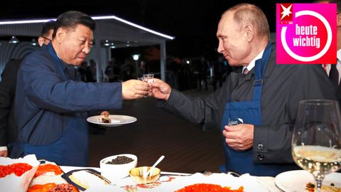 Der chinesische Staatspräsident Xi Jinping und der russische Präsident Wladimir Putin