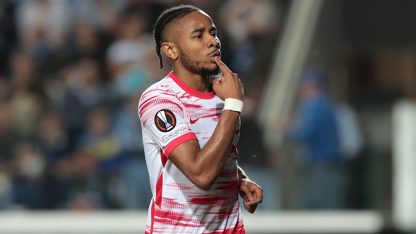 Christopher Nkunku of RB Leipzig